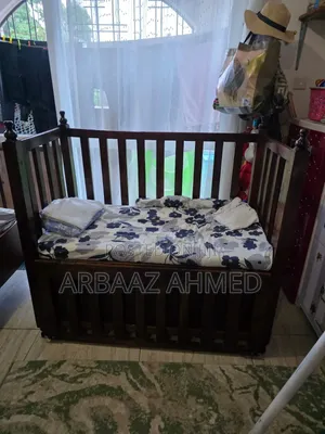 Baby Cot with Mattress - BUILT Brand