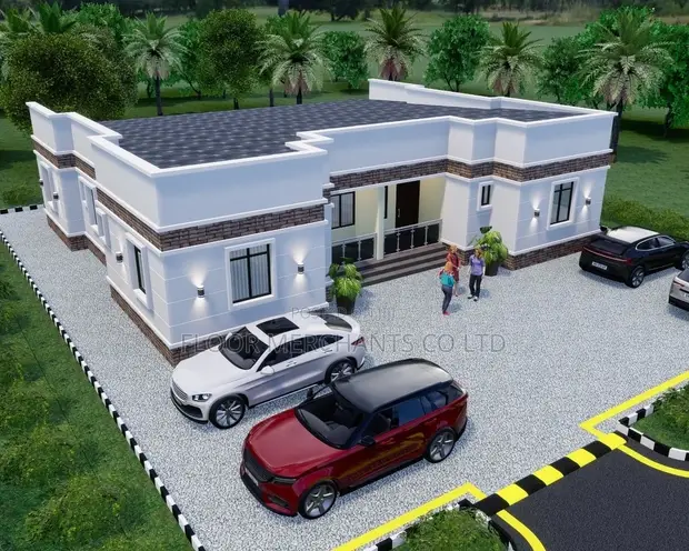 Flat Roof Bungalow Architectural & Structural Drawings - 1