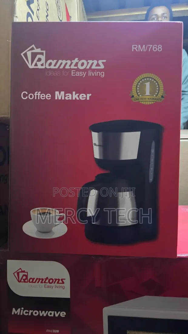 Ramtons Coffee Maker (RM/768, Nyeusi) - 1