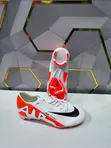 White & Orange Nike Air Football Boots/Cleats - 2