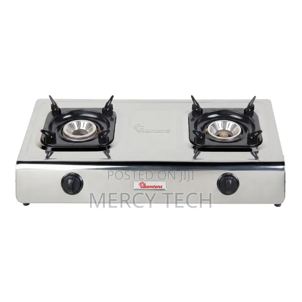 Ramtons RG/518 2-Burner Gas Cooker (Stainless Steel) - 1