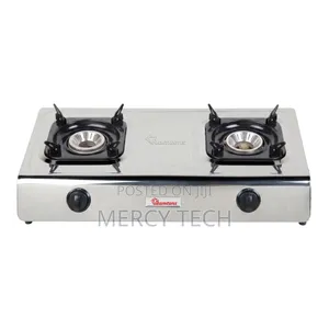 Ramtons RG/518 2-Burner Gas Cooker (Stainless Steel)