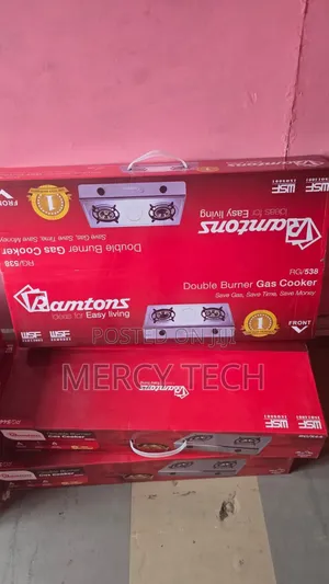 Ramtons RG/538 Cooker ya Gesi ya Vichemsho Viwili