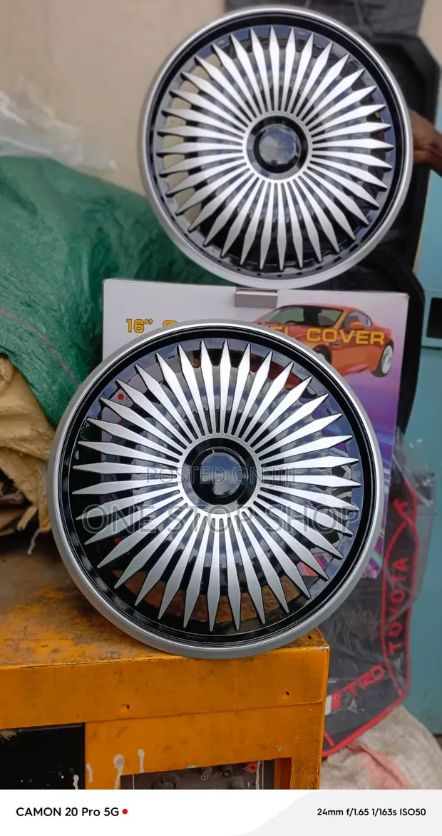 16" Multi-Spoke Blade Design Wheel Covers (Simulators) - 1