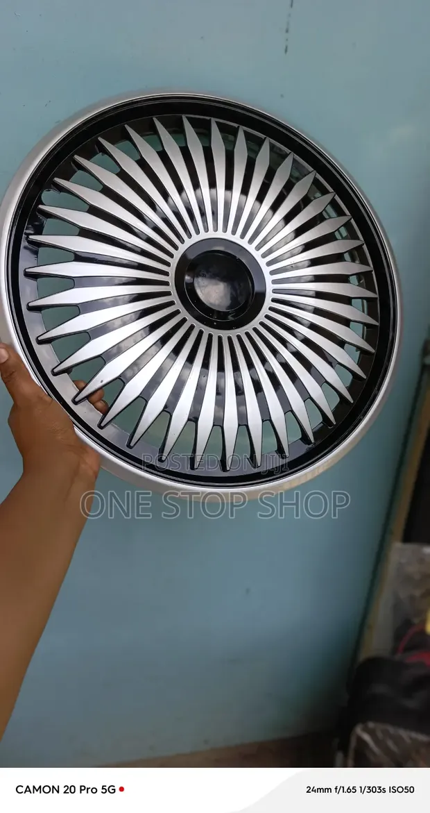 14" Vifuniko vya Magurudumu vya Snap-on kwa Magurudumu ya Chuma ya Kawaida - 1