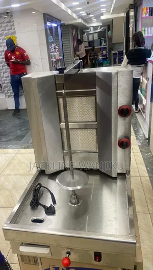 Euromax 2-Burner Gas Shawarma Machine