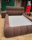 Brown Bubble 5x6 Bed with Side Drawers - 1