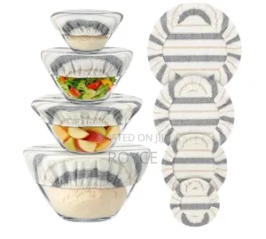 4pcs Premium Pamba Linen Vifuniko vya Bakuli