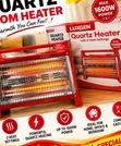 Luxgen Quartz Room Heater - 2