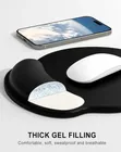 Silicone Mouse Pad with Wrist Rest Support - 4