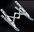 Portable Adjustable Metallic Laptop Stand - 2