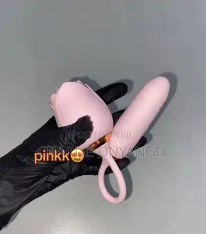 2-in-1 Rose Toy with Thrusting Feature
