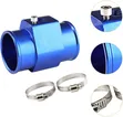 HKS Style Blue Anodized Aluminum Joint Adapter ya Joto la Maji - 2