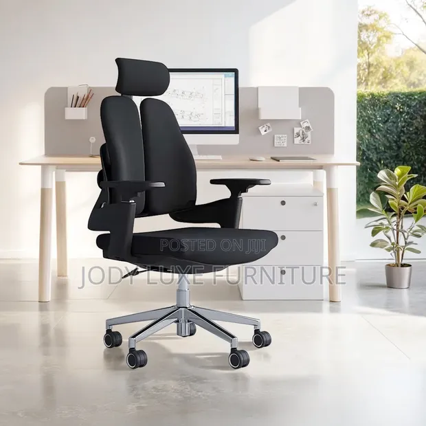 Ergonomic Black Office Chair - 1