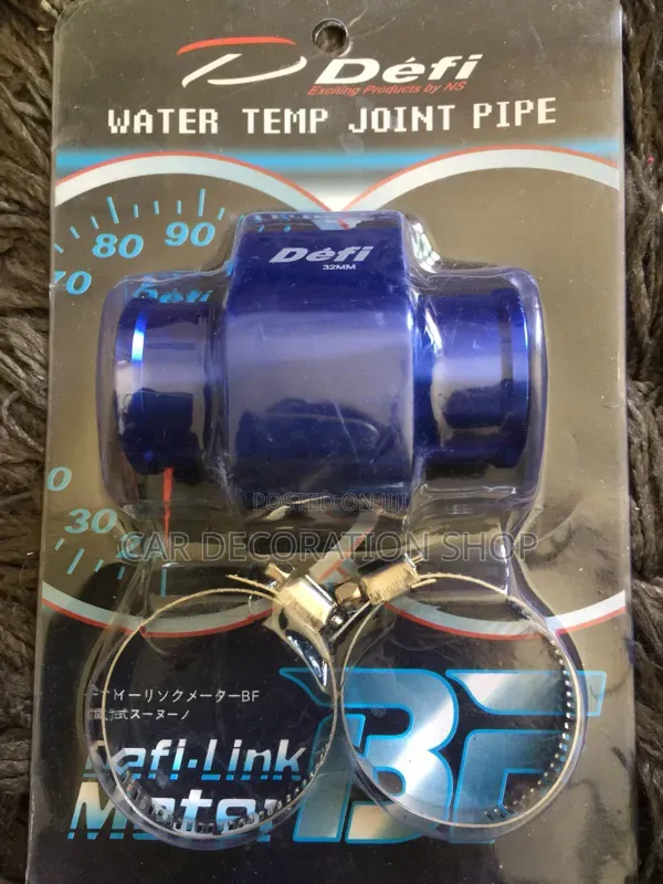 Aluminum Alloy Water Temp Joint Pipe Adapter 34/38mm - 1