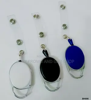 Heavy Duty Metal ID Badge Holder with Retractable Reel