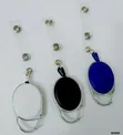 Heavy Duty Metal ID Badge Holder with Retractable Reel - 1