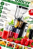 REKI Slow Juicer - 500W, Dhamana ya Miezi 12 - 2