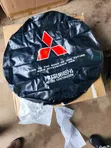 Durable Mitsubishi Weather-Resistant PVC Vinyl Leather Spare Tire Cover - 1