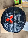 Durable Mitsubishi Weather-Resistant PVC Vinyl Leather Spare Tire Cover - 2