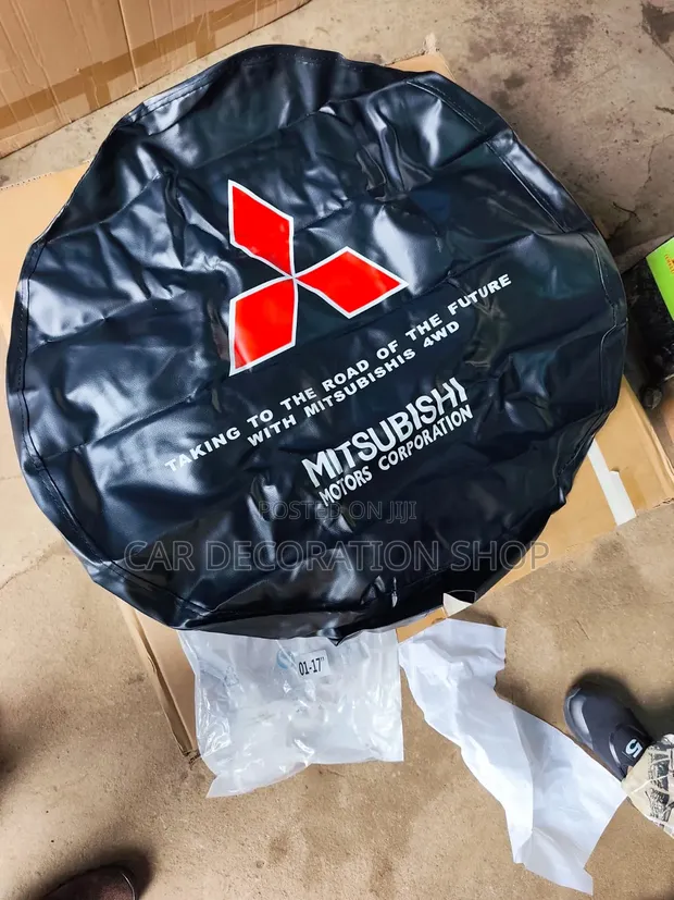 Mitsubishi Off-Road SUV Spare Wheel Cover - 1