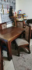 4 Seater Mahogany Dining Table - 1