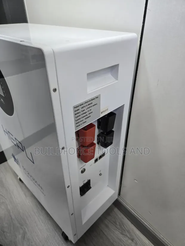 HEPU 15.36kWh 51.2V 300Ah LiFePO4 Lithium Battery - 1
