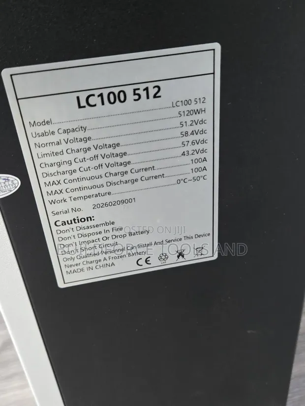 Solar Nyumbani 5.12kWh Lithium Battery 51.2V 100Ah - 1