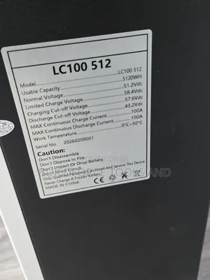 Solar Nyumbani 5.12kWh Lithium Battery 51.2V 100Ah