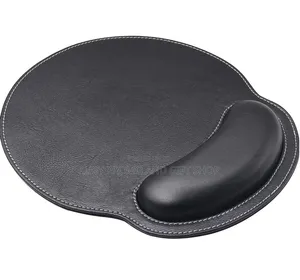 Mouse Pad ya Ngozi na Msaada wa Kifundo cha Mkono