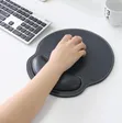 Mouse Pad ya Ngozi na Msaada wa Kifundo cha Mkono - 3