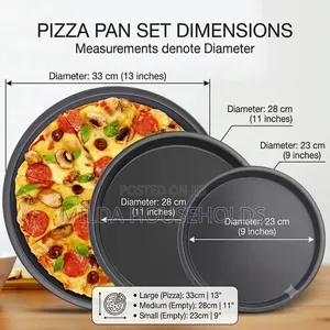 Seti ya Vipanzi 3 vya Pizza
