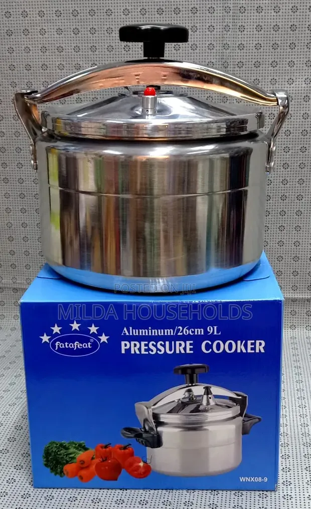 9L Aluminium Pressure Cooker - 1