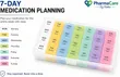 Weekly Pill Organizer - 28 Compartments - 1