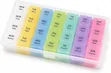 Weekly Pill Organizer - 28 Compartments - 2