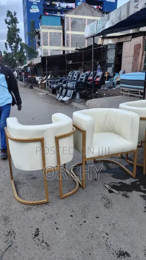Executive Salon/Manicure Seats (Cream/Off-White)