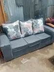 Grey 3 Seater Sofa - Brand New - 2