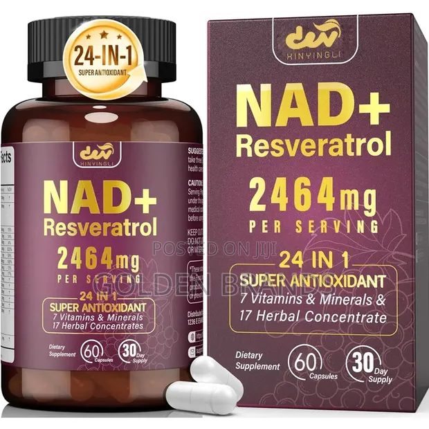 NAD+ Liposomal with Resveratrol - Energy, Focus, Healthy Aging - 1