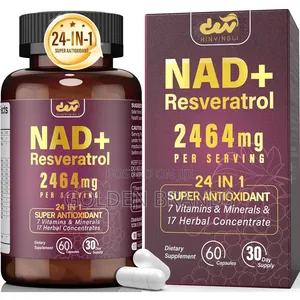 NAD+ Liposomal with Resveratrol - Energy, Focus, Healthy Aging
