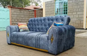 3 Seater Blue Chester Sofa
