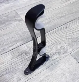 Powder-Coated Curtain Rods - Black & Silver