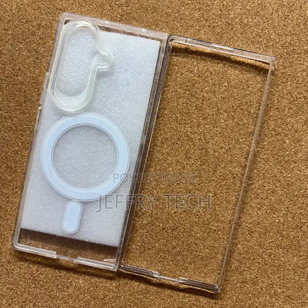 Samsung Z Fold 8 Ultra Clear Transparent Silicone Magsafe Back Cover - 1