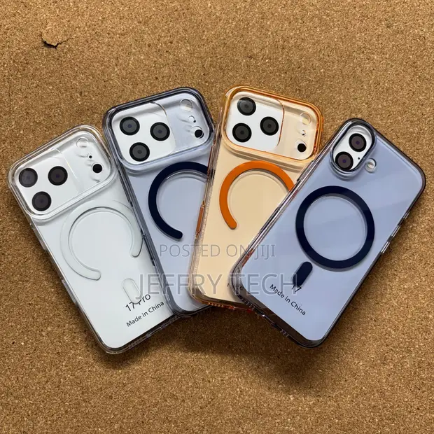 iPhone 17 Pro Max Premium Transparent Crystal Magsafe Back Cover - 1