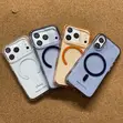 iPhone 17 Pro Max Premium Transparent Crystal Magsafe Back Cover - 1