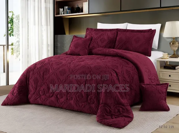 Set ya Duvet Cover ya Luxury Tufted Wave na Mashuka - 1