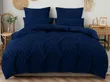 Set ya Duvet Cover ya Luxury Tufted Wave na Mashuka - 2