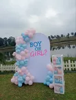 Gender Reveal Backdrop Decor Stand - 3