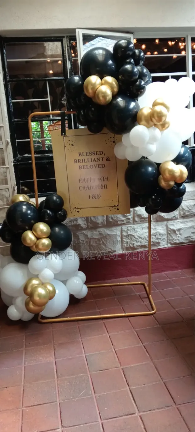 Birthday Balloon Decoration by Gender Reveal Kenya - 1