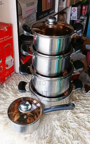 Seti ya Vipande 10 vya Vyombo vya Kupikia vya JP (Jamesport) vya Chuma cha Kutuliza