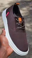 Timberland Canvas Lace-Up Sneakers Mpya Ukubwa 40-45 - 3